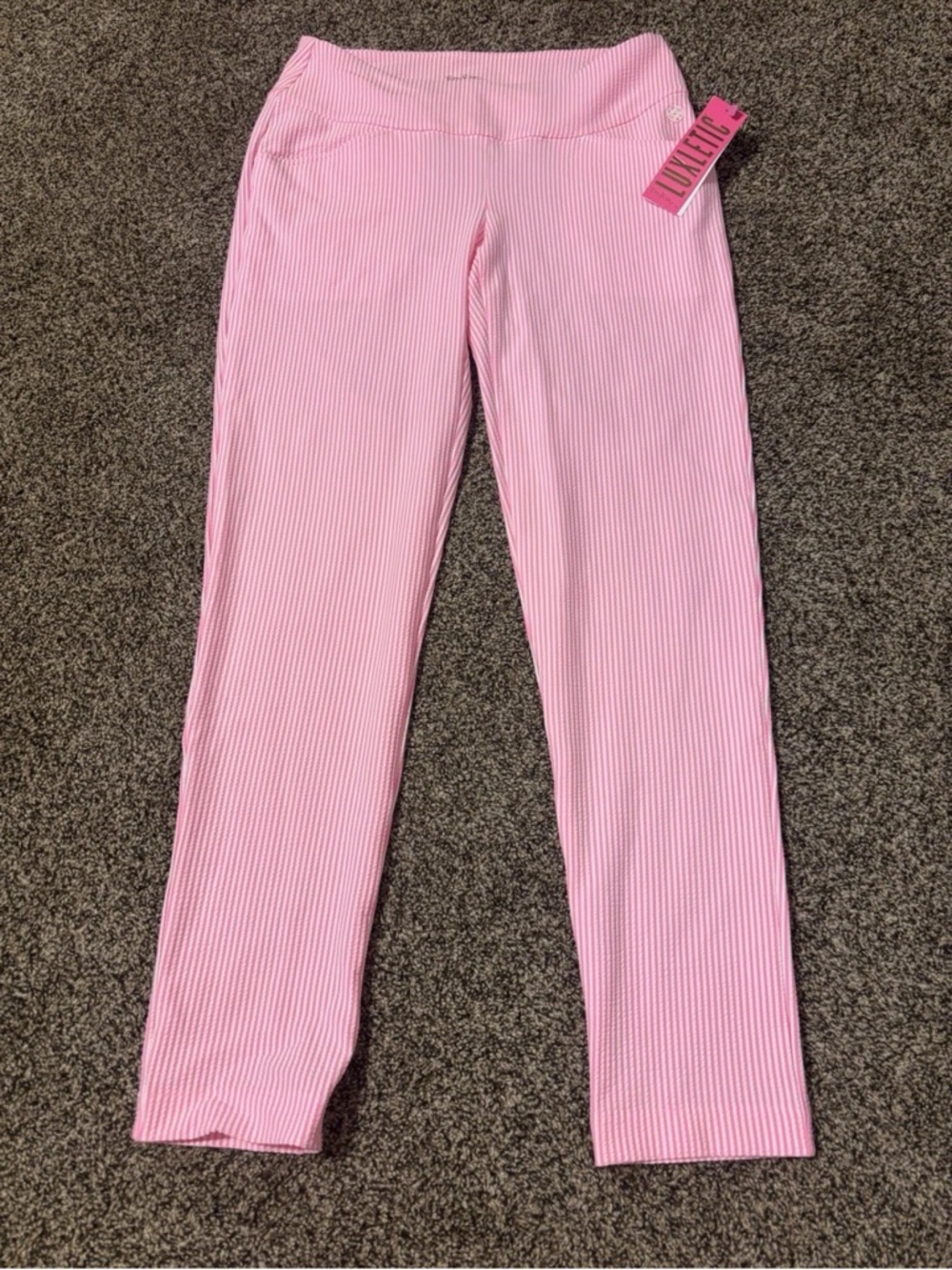 Lilly Pulitzer Pink Striped Active Leggings